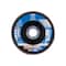 Pferd 5" x 7/8" A.H. POLIFAN Flap Disc - Z SG POWER STEELOX, Zirconia, 120 Grit, Conical 62263 - alternate 3